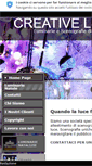 Mobile Screenshot of creativeluce.com